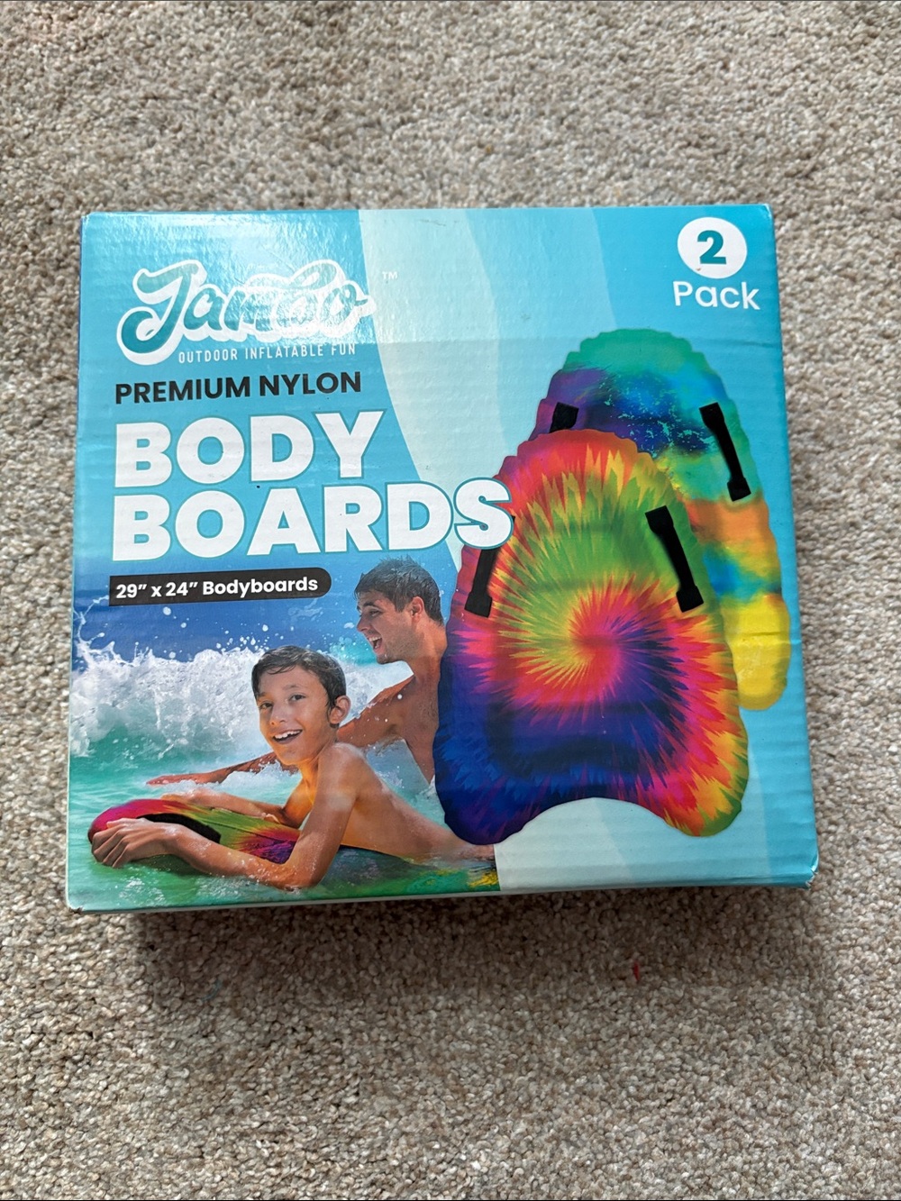 Jambo Tie-Dye Body Board Set- Multicolor
